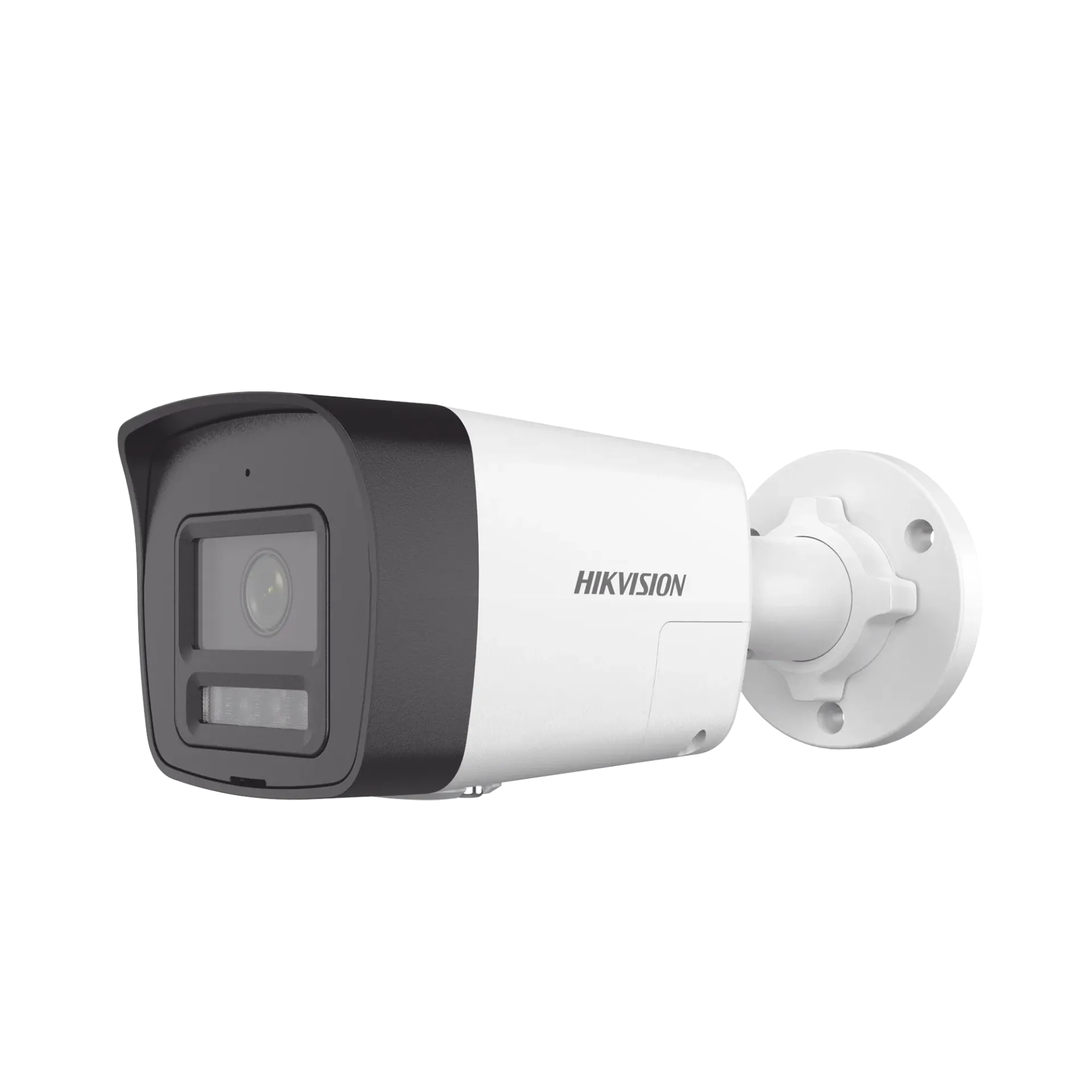 Bala IP 4 Megapixel / Lente 2.8 mm / Dual Light (30 mts IR + 20 mts Luz Blanca) / Audio de Dos Vías / Luz Intermitente y Alerta de Audio / Micrófono Integrado / ACUSENSE Lite / Exterior IP67 / H.265 / PoE