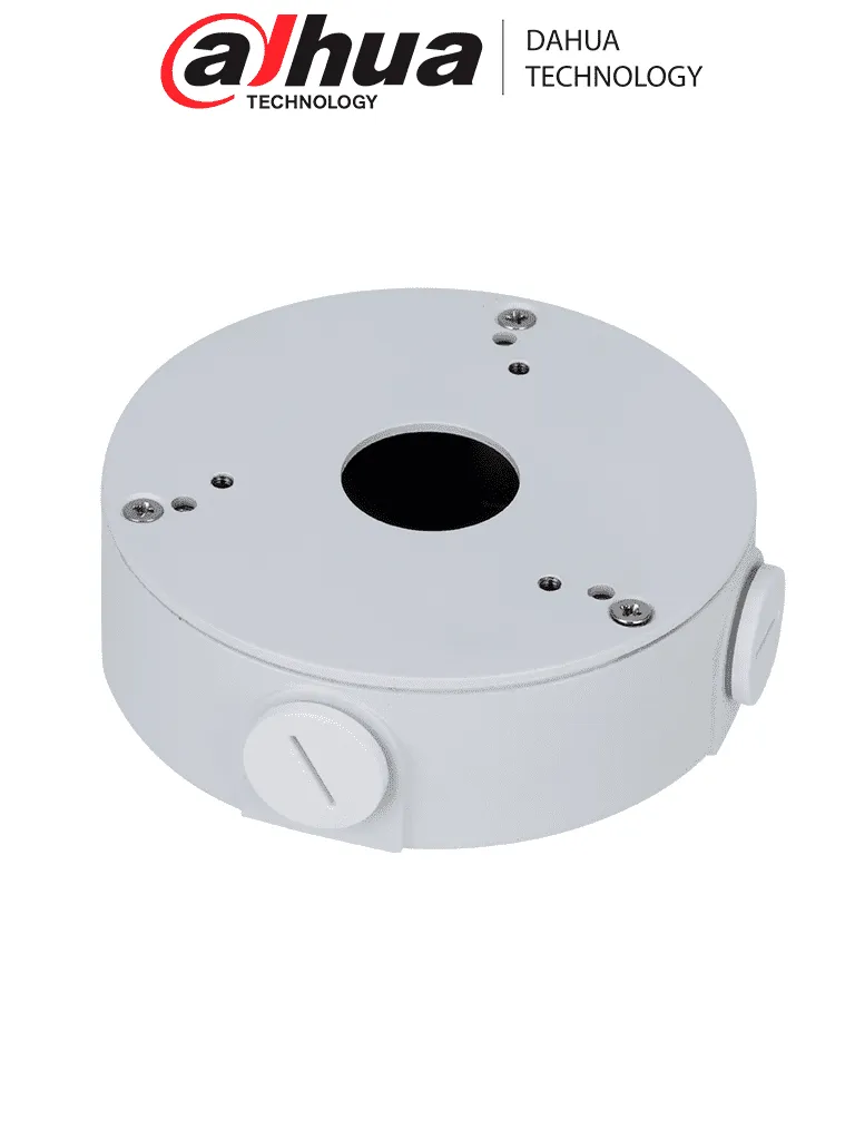 Caja de Conexiones Metálica/ Compatible con Domo y Bala/ Consulte la Selección de Accesorios/ Series: HAC-HDW1200/1230/1500/1220SL, IPC-T1B20/40/ IPC-T1B20-L / HAC-HDW1801TL-A/ HAC-HDW1200TL-A