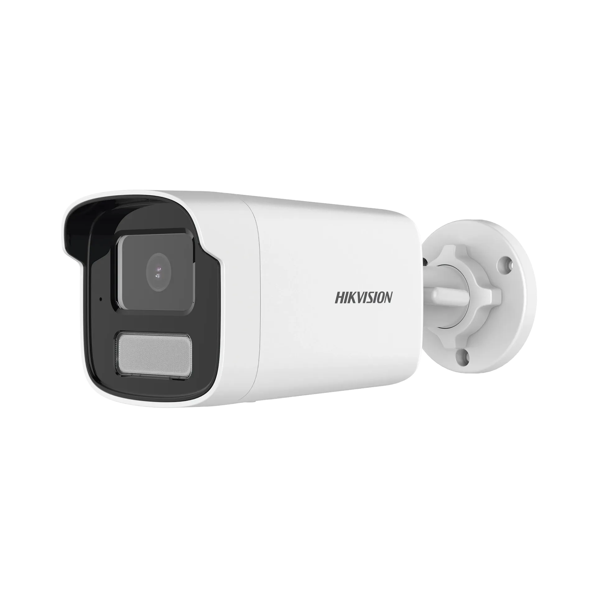Bala IP 8 Megapixel (4K) / Lente 4 mm / 50 mts IR + 50 mts Luz Blanca / Micrófono Integrado / ACUSENSE Lite / Exterior IP67 / H.265 / PoE / Micro SD