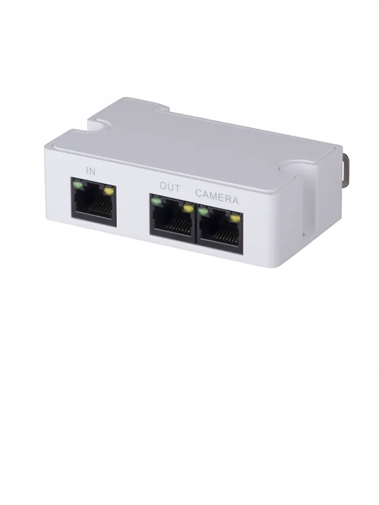 Extensor PoE & PoE plus pasivo / 2 Puertos / Conexión en cascada hasta 300 Mts / 2 Puertos Fast Ethernet