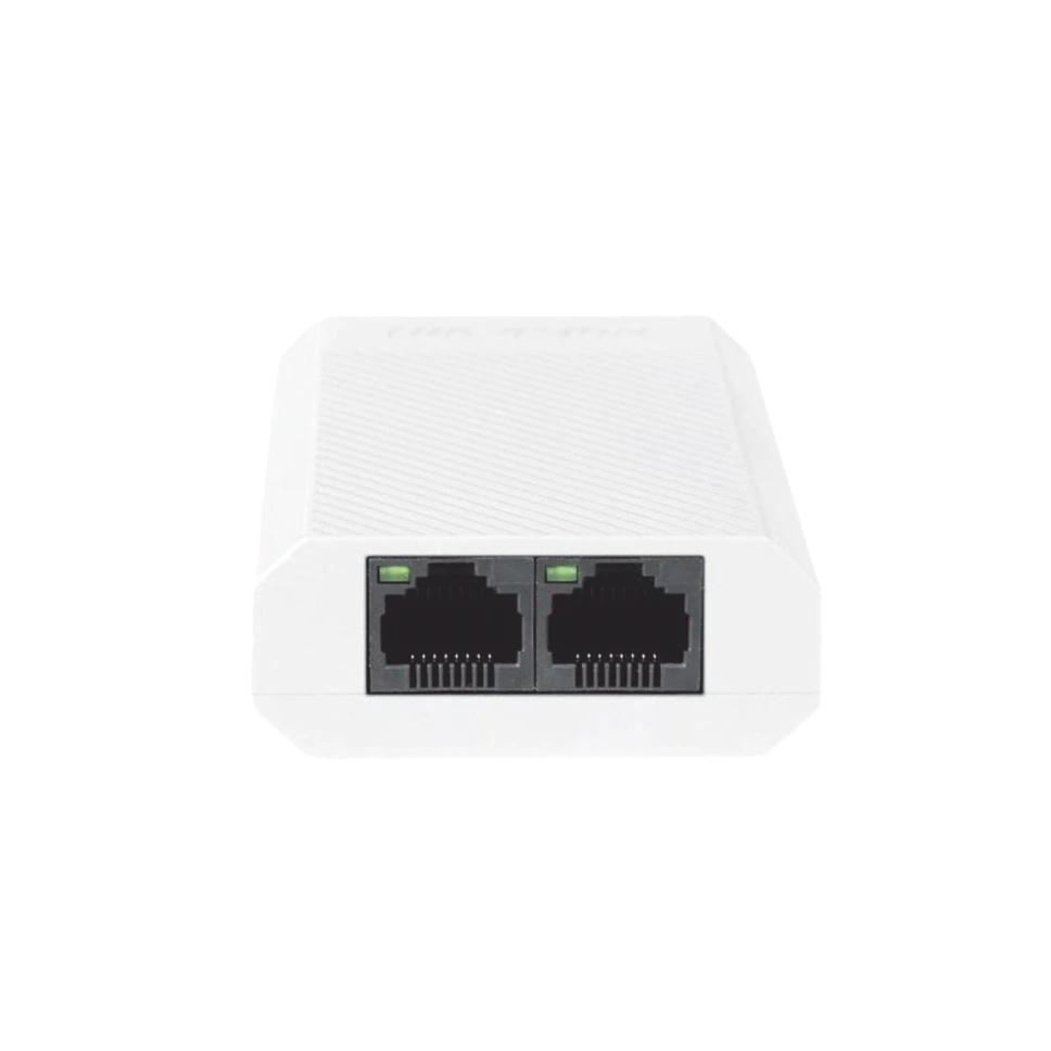 Extensor PoE+ (30 Watts Entrada) / 100 Mbps con 2 Salidas PoE+ (30 Watts Totales de Salida) / Uso Interior / Podemos Alimentar 2 Cámaras IP